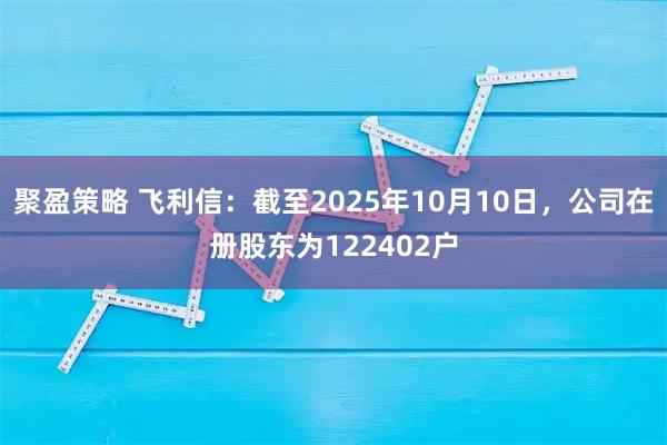 聚盈策略 飞利信：截至2025年10月10日，公司在册股东为122402户